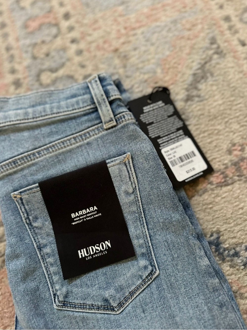 NWT Hudson Barbara High Rise Bootcut Jeans Size 25 Light Wash - Picture 5 of 6